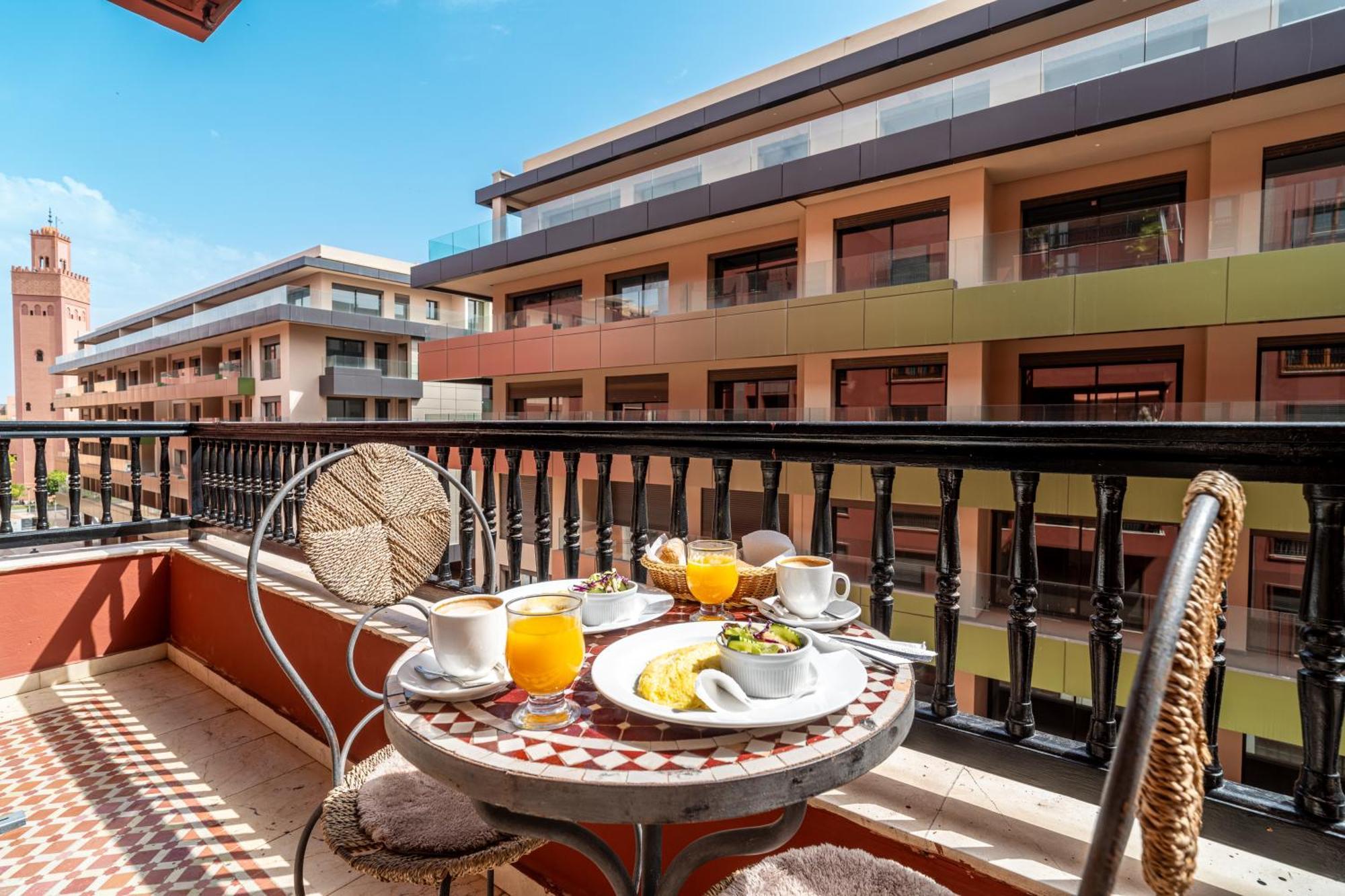 Appartement Haut Standing Gueliz Plaza Marrakesh Ngoại thất bức ảnh